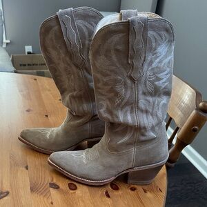 Women's Western Cowboy Boots - Tan